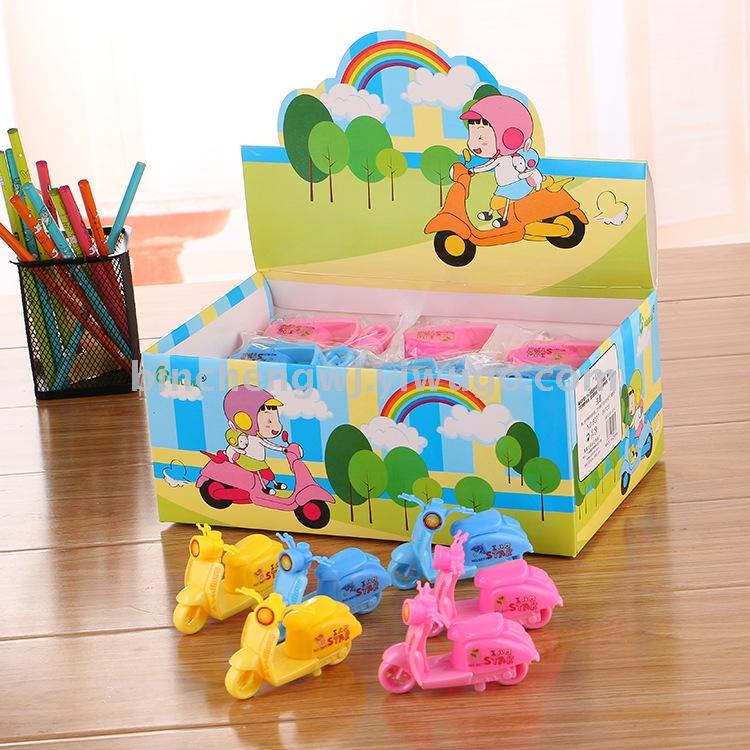 Cartoon motorcycle pencil sharpener Student pencil sharpener pencil sharpener stationery wholesale