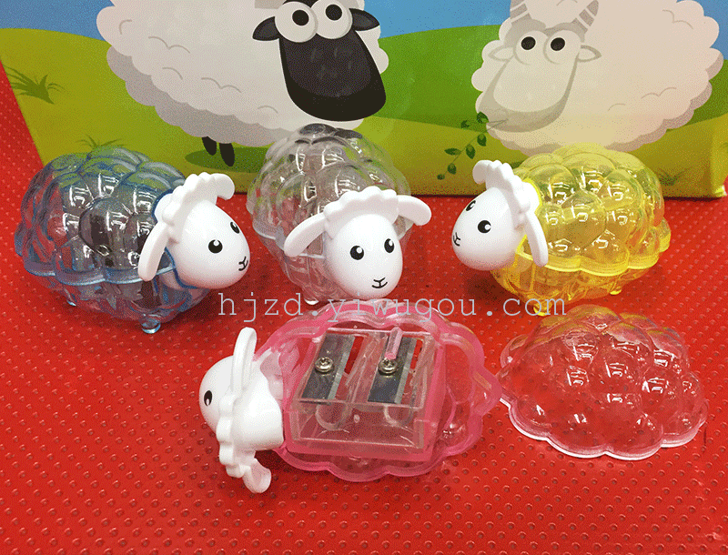 Other sheep double pencil sharpener, pencil sharpener, pencil sharpener cute