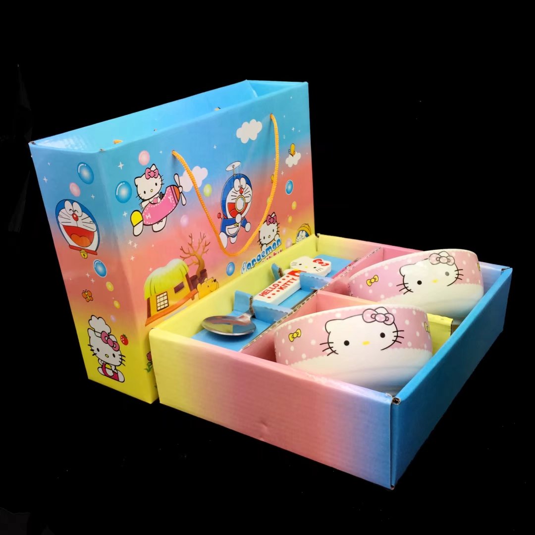 Guotong ceramics 2017 new children&#039;s cartoon tableware tableware