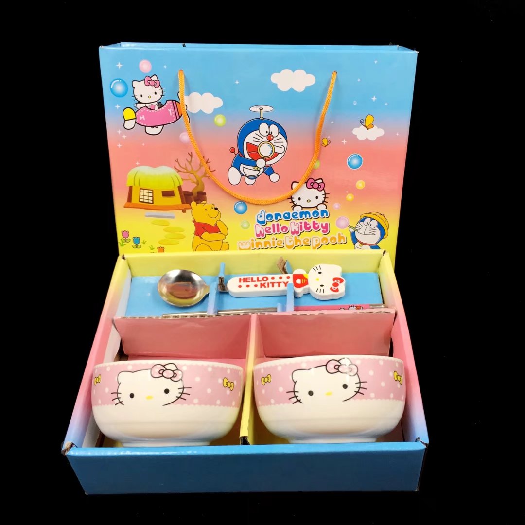 Guotong ceramics 2017 new children&#039;s cartoon tableware tableware