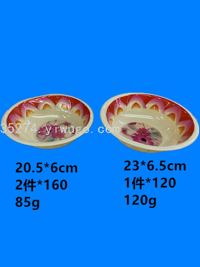 Factory Direct Sales Melamine Tableware Melamine Stock Melamine Bowl Color Bowl Decals Rice Bowl Soup Bowl Noodle Bowl