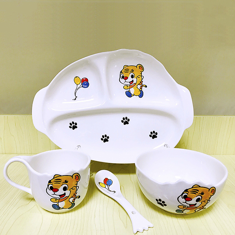 Gongtongceramic 2017 new children&#039;s cartoon hand-painted tableware