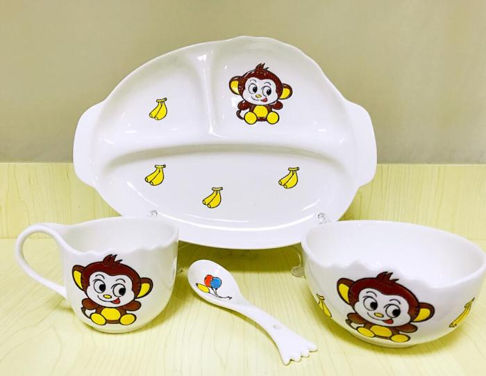 Gongtongceramic 2017 new children's cartoon hand-painted tableware