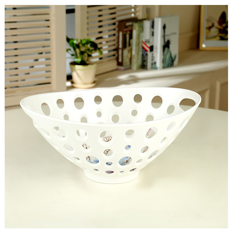 Creative Tableware tableware paints tray hollow fruit manufacturer wholesale at the same time