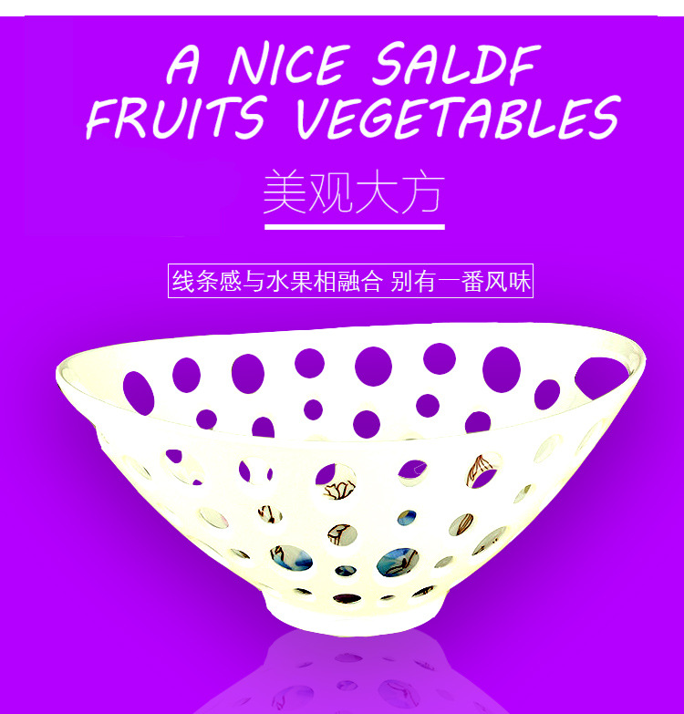 Creative Tableware tableware paints tray hollow fruit manufacturer wholesale at the same time