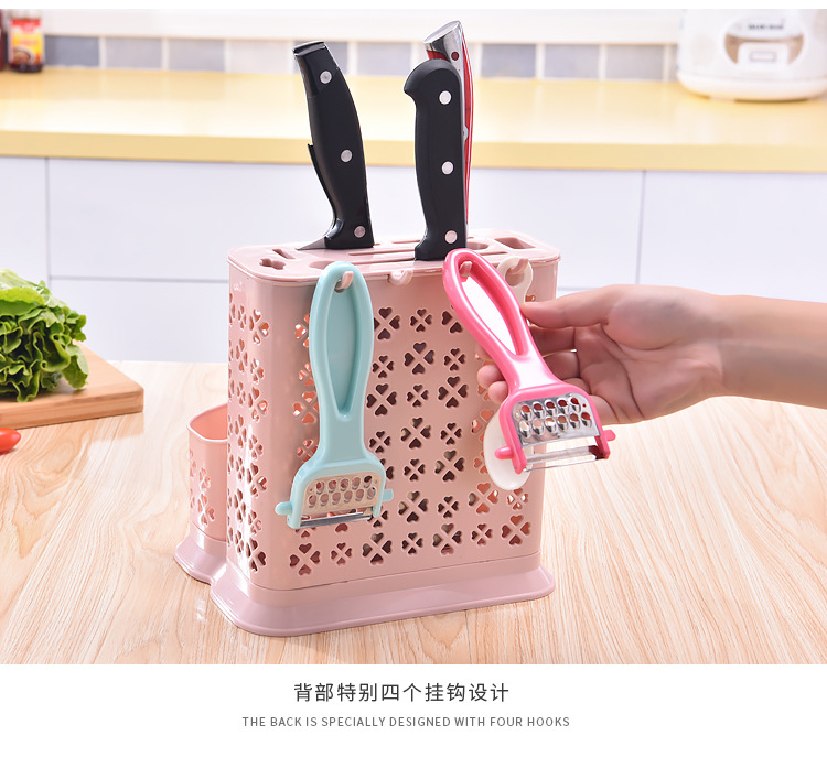Wholesale Multi-Functional Restaurant Kitchen Household Chopstick Canister Draining Thickened Kitchen Tableware Spoon Storage Box Large Capacity