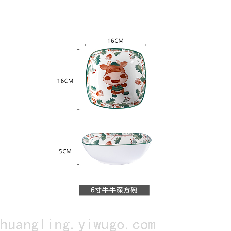 Cartoon Tableware Children's Bowl Cartoon Plate Children's Tray Chinese Tableware Tableware Cartoon Tableware Children's Bowl Cartoon Plate Children's Tray Chinese Tableware Tableware