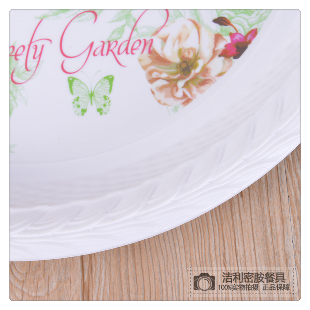 Round Tea Tray Tray Household Saucers Modern Minimalist Living Room Melamine Tableware Plate Bowl Tray Imitation Porcelain Color Round Tea Tray Tray Household Saucers Modern Minimalist Living Room Melamine Tableware Plate Bowl Tray Imitation Porcelain Color