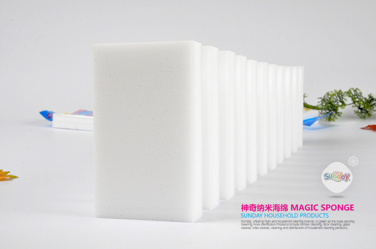 Sunday magic sponge 10*6*2 nano-magic Japanese kitchen cleaning supplies to clean Sunday magic sponge 10*6*2 nano-magic Japanese kitchen cleaning supplies to clean