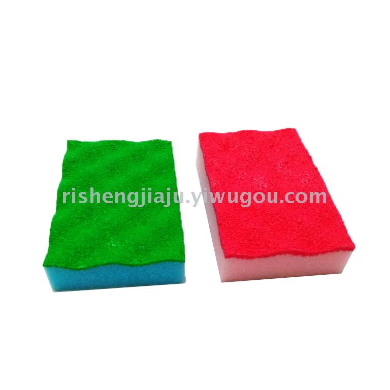 PU coating decontamination wave sponge / kitchen dishwasher clean sponge RS-3613