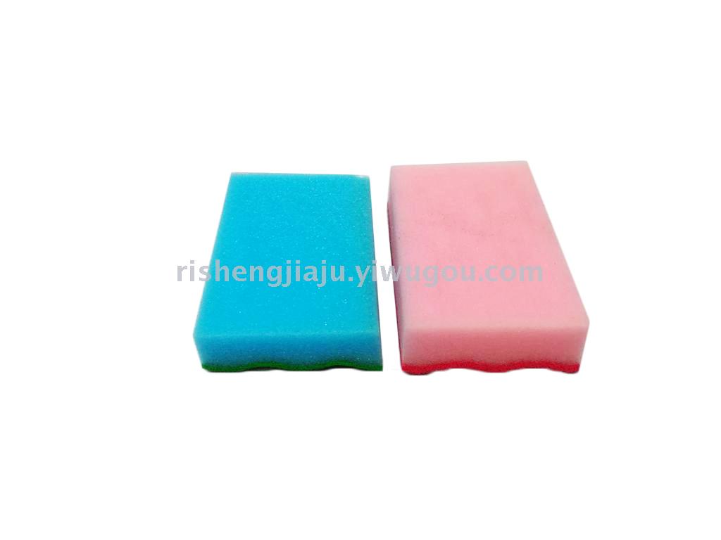 PU coating decontamination wave sponge / kitchen dishwasher clean sponge RS-3613