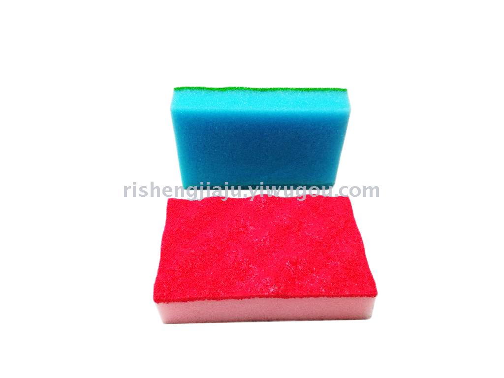 PU coating decontamination wave sponge / kitchen dishwasher clean sponge RS-3613