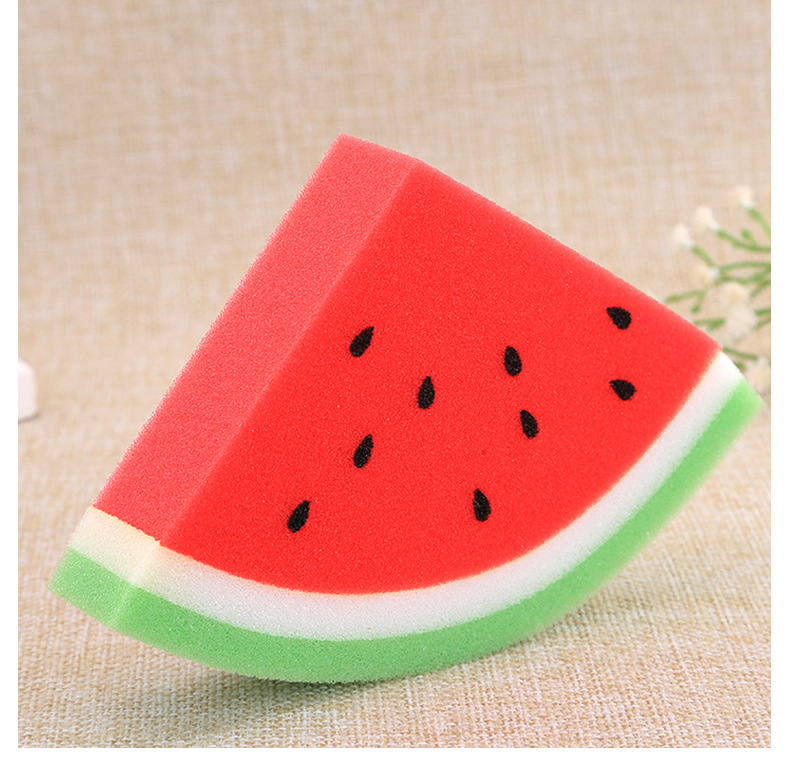 Manufacturers direct washing dishes clean sponge wiping flat fruit watermelon sponge Manufacturers direct washing dishes clean sponge wiping flat fruit watermelon sponge