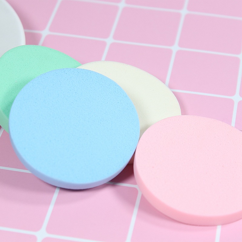 Dry and wet dual-use powderpuff skin color wipe clean face face wash face face face face face face face face face face face face absorbent beauty room dedicated sponge oil-resistant makeup remover