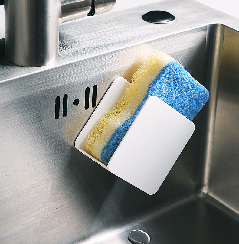 Multi-functional kitchen sponge storage rack no holes household sink space saving 100 clean cloth asphalt store Multi-functional kitchen sponge storage rack no holes household sink space saving 100 clean cloth asphalt store