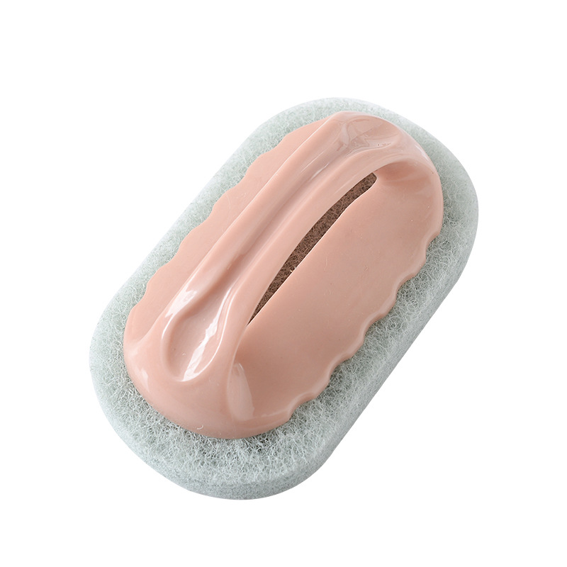 Kitchen with handle sponge cleaning pan brush kitchen counter brush ceramic tile brush bathroom sponge clean wipe bath brush floor brush
