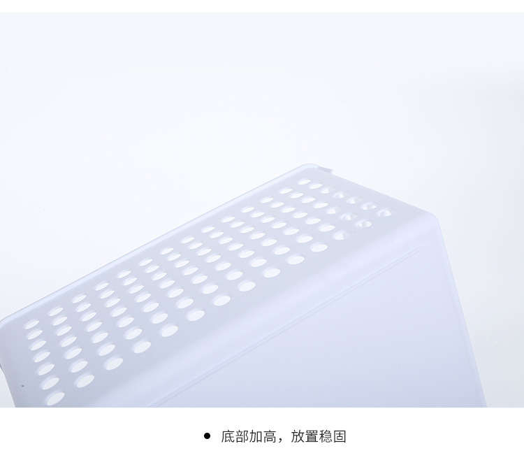 Organize and store baskets, plastic, bathroom, toilet, storage basket, table top, storage basket, white and green