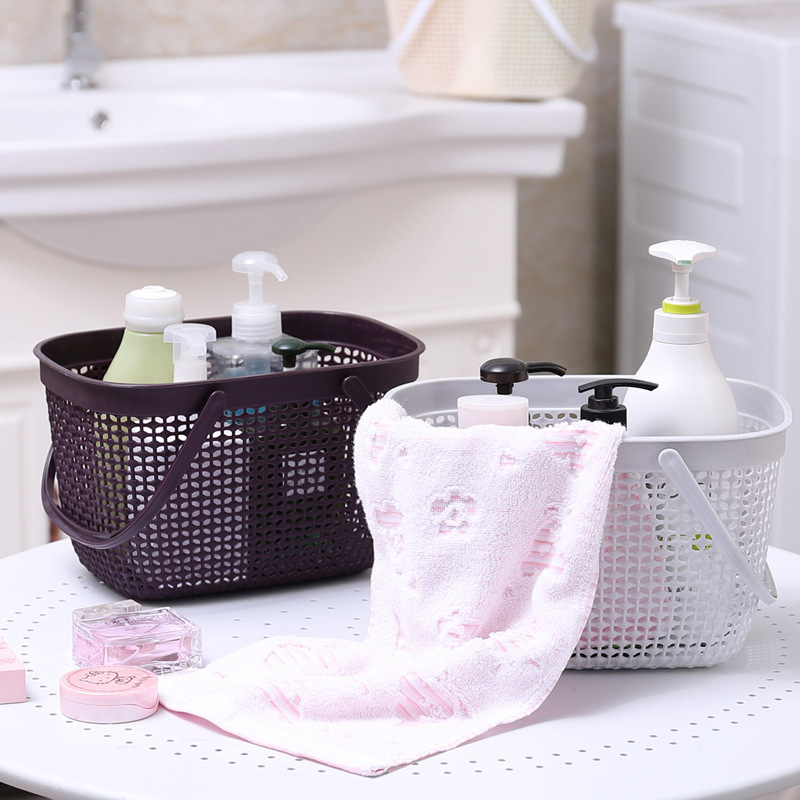 Hand basket supermarket home storage basket cosmetics store large frame cross - border goods new wine baskets