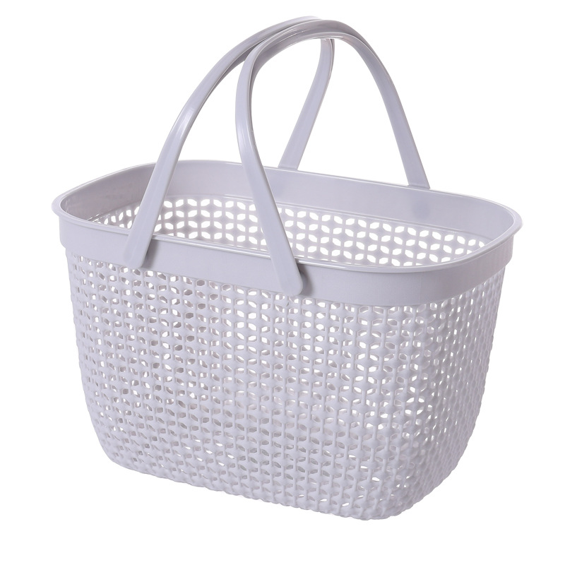 Hand basket supermarket home storage basket cosmetics store large frame cross - border goods new wine baskets