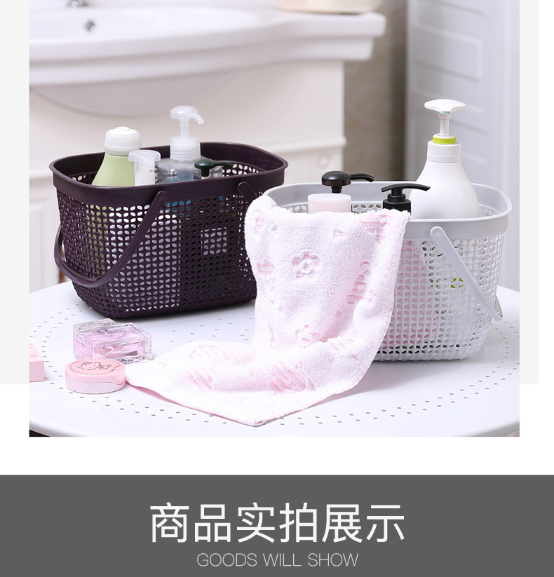 Hand basket supermarket home storage basket cosmetics store large frame cross - border goods new wine baskets