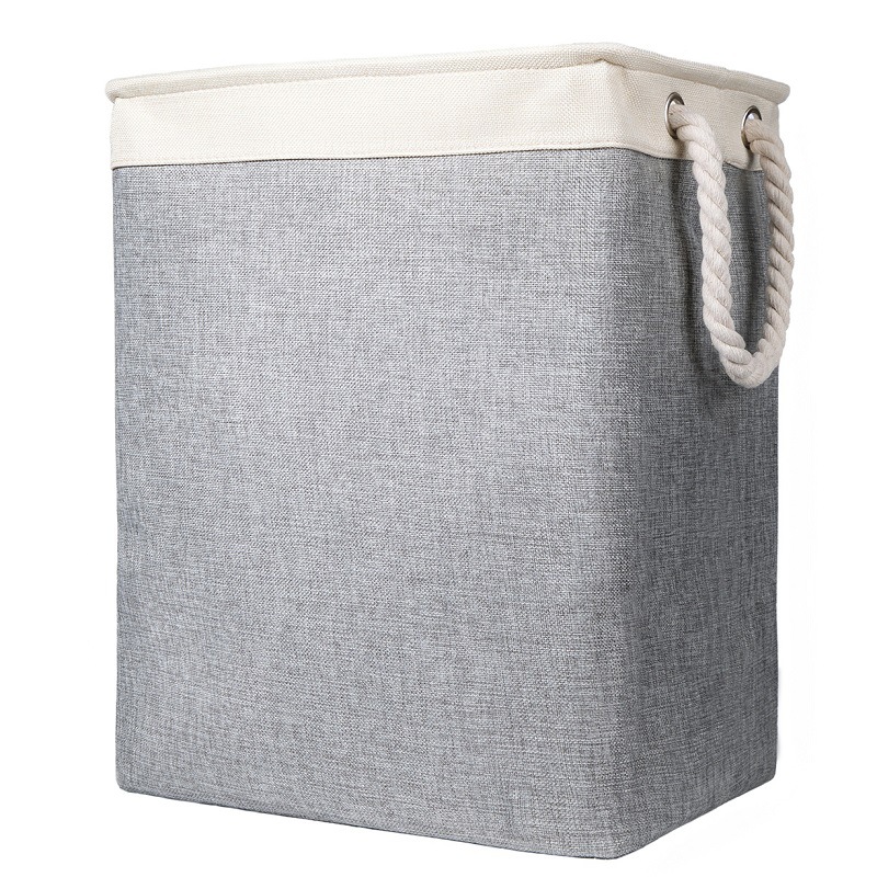 Diablement Fort Laundry Basket Square Laundry Baskets Foldable Fabric Laundry Basket Dirty Clothes Basket Storage Bucket