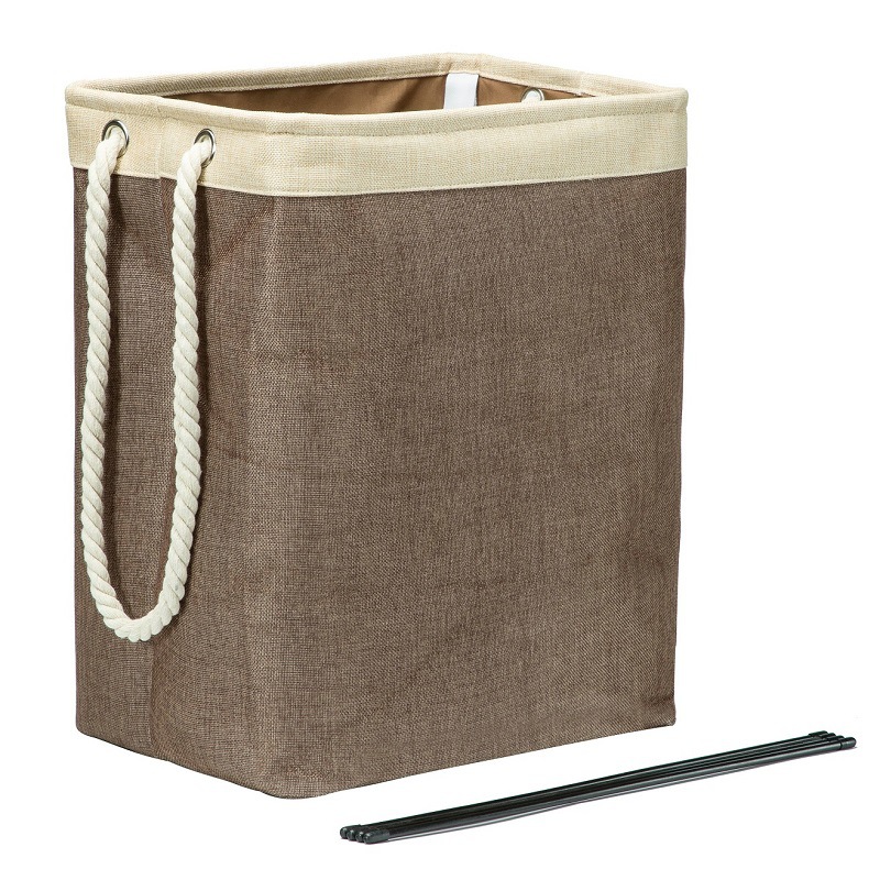 Diablement Fort Laundry Basket Square Laundry Baskets Foldable Fabric Laundry Basket Dirty Clothes Basket Storage Bucket
