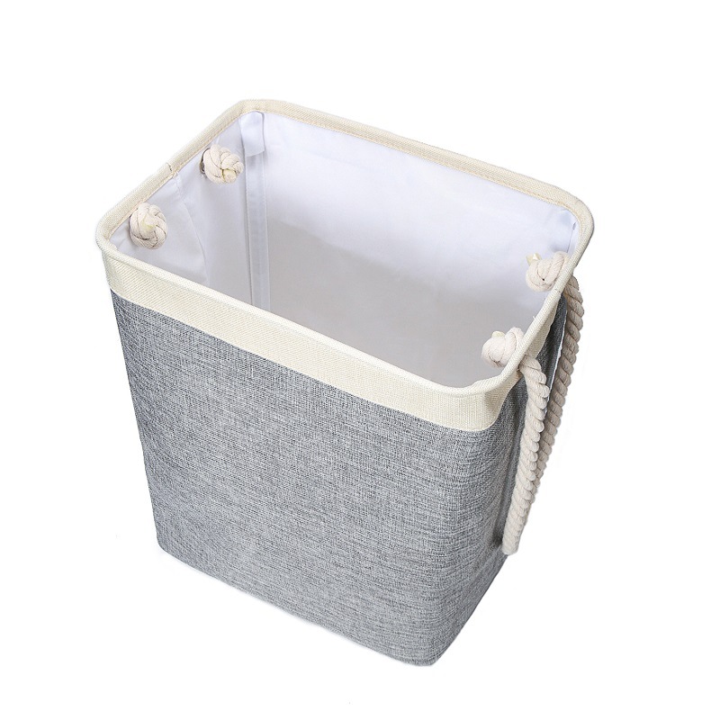 Diablement Fort Laundry Basket Square Laundry Baskets Foldable Fabric Laundry Basket Dirty Clothes Basket Storage Bucket