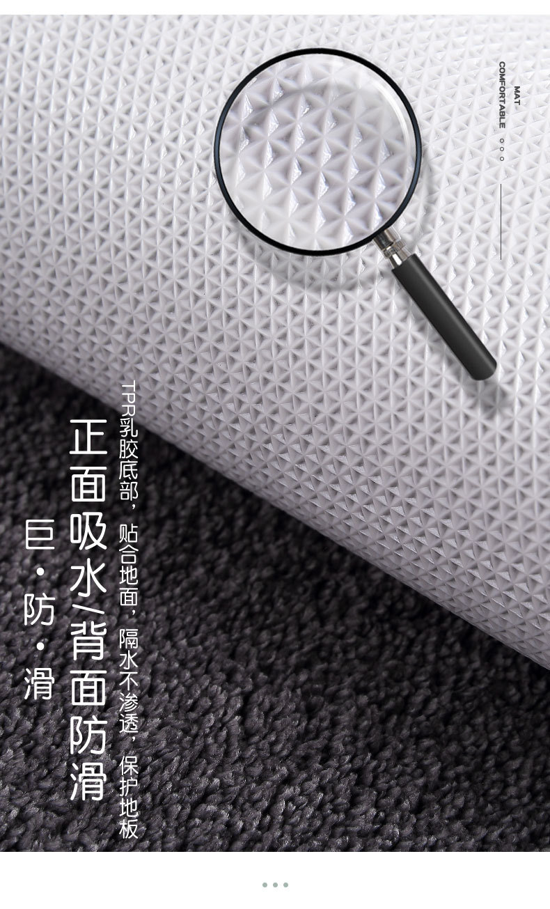 Cake Velvet Solid Color Floor Mat Carpet Bathroom Toilet Doormat Water-Absorbing Non-Slip Mat Bedroom Foot Mat Generation Cross-Border Cake Velvet Solid Color Floor Mat Carpet Bathroom Toilet Doormat Water-Absorbing Non-Slip Mat Bedroom Foot Mat Generation Cross-Border