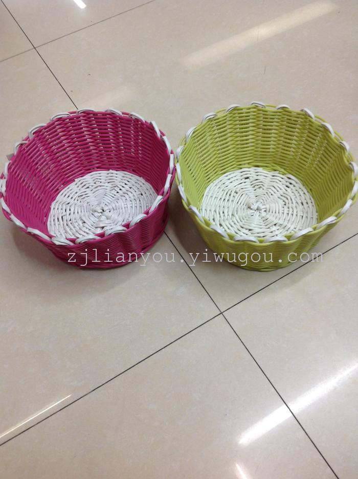 Hand-made PP pipes handmade storage baskets woven basket laundry woven basket drum Queen Hand-made PP pipes handmade storage baskets woven basket laundry woven basket drum Queen
