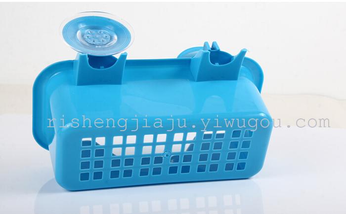 Ultra high vacuum strong suction cup storage baskets bathroom racks of plastic debris boxes RS-5550 Ultra high vacuum strong suction cup storage baskets bathroom racks of plastic debris boxes RS-5550