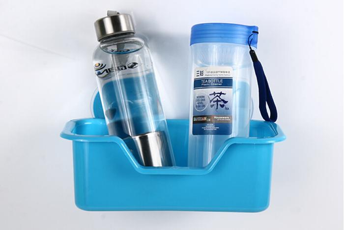 Ultra high vacuum strong suction cup storage baskets bathroom racks of plastic debris boxes RS-5550 Ultra high vacuum strong suction cup storage baskets bathroom racks of plastic debris boxes RS-5550