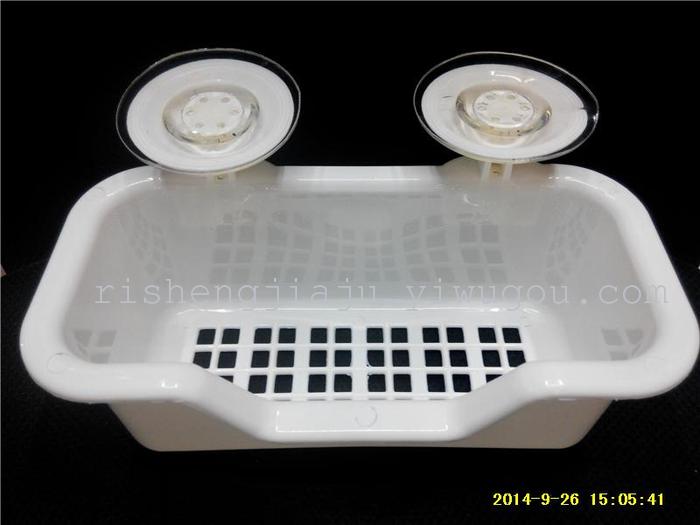 Ultra high vacuum strong suction cup storage baskets bathroom racks of plastic debris boxes RS-5550 Ultra high vacuum strong suction cup storage baskets bathroom racks of plastic debris boxes RS-5550