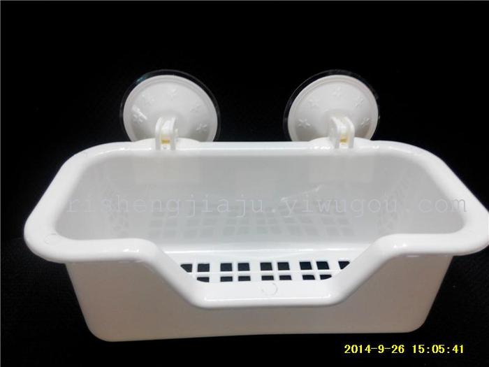 Ultra high vacuum strong suction cup storage baskets bathroom racks of plastic debris boxes RS-5550 Ultra high vacuum strong suction cup storage baskets bathroom racks of plastic debris boxes RS-5550