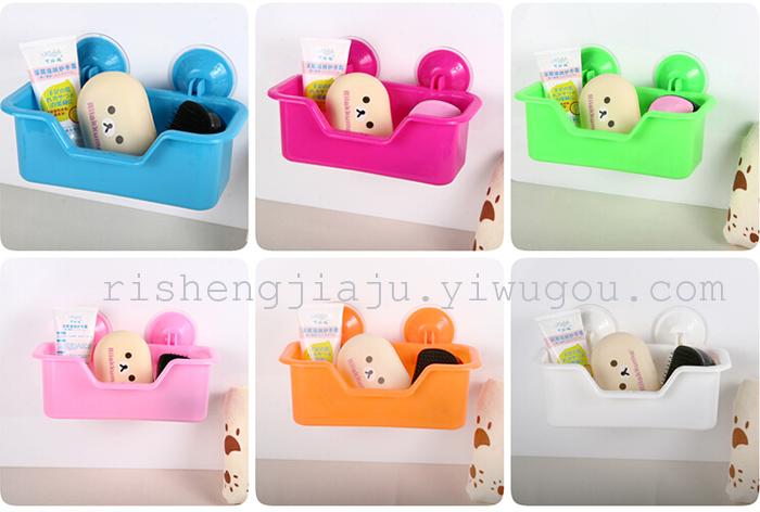 Ultra high vacuum strong suction cup storage baskets bathroom racks of plastic debris boxes RS-5550 Ultra high vacuum strong suction cup storage baskets bathroom racks of plastic debris boxes RS-5550