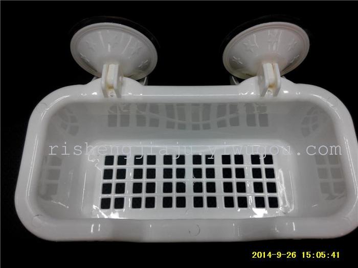 Ultra high vacuum strong suction cup storage baskets bathroom racks of plastic debris boxes RS-5550 Ultra high vacuum strong suction cup storage baskets bathroom racks of plastic debris boxes RS-5550