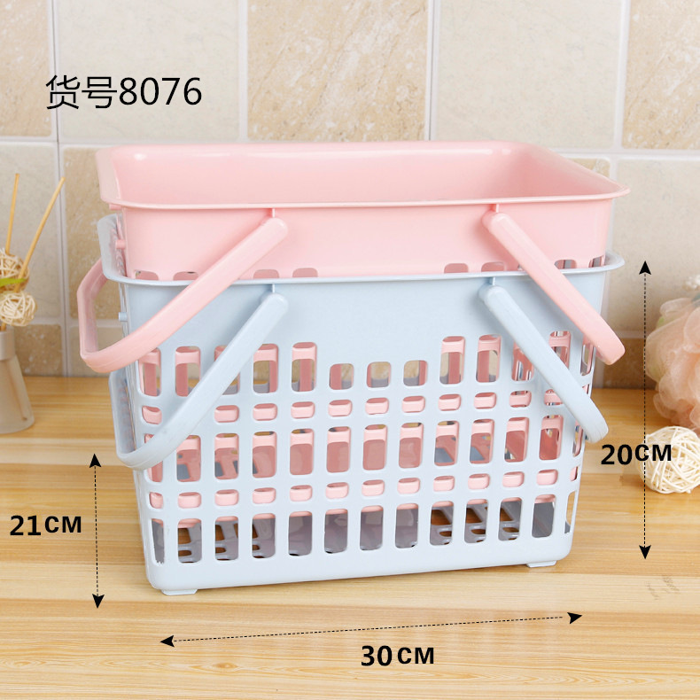 New plastic hollow shopping basket storage baskets bathroom storage shelves baskets New plastic hollow shopping basket storage baskets bathroom storage shelves baskets