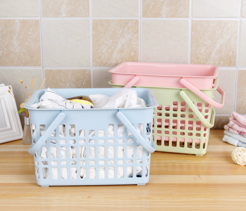New plastic hollow shopping basket storage baskets bathroom storage shelves baskets New plastic hollow shopping basket storage baskets bathroom storage shelves baskets