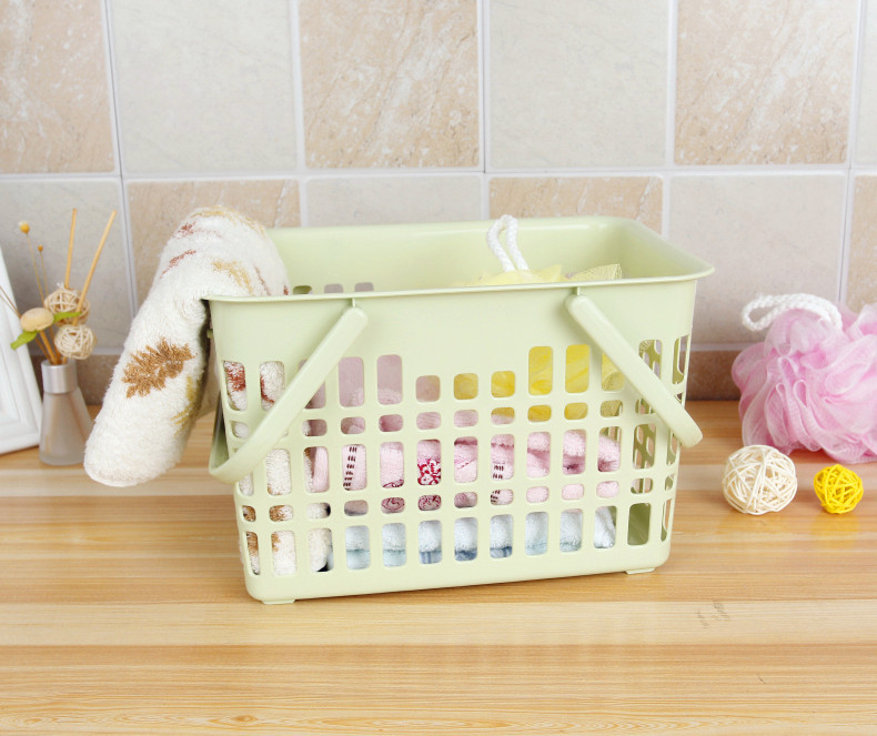 New plastic hollow shopping basket storage baskets bathroom storage shelves baskets New plastic hollow shopping basket storage baskets bathroom storage shelves baskets