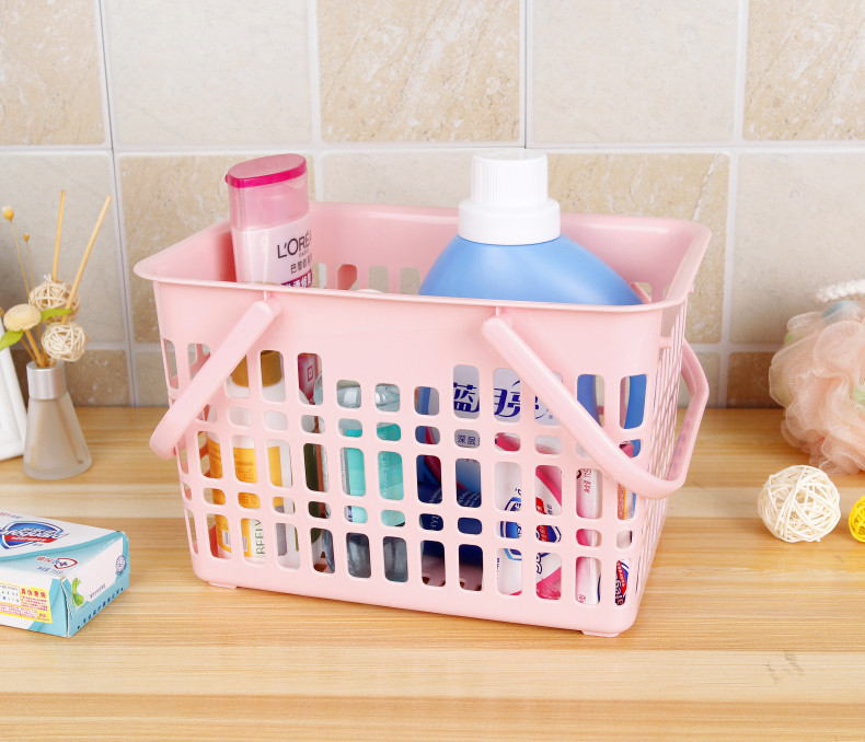 New plastic hollow shopping basket storage baskets bathroom storage shelves baskets New plastic hollow shopping basket storage baskets bathroom storage shelves baskets