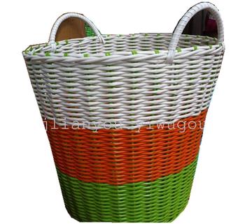 Thick pipes handmade storage baskets Korean hand-woven baskets of the new foreign trade debris debris basket basket