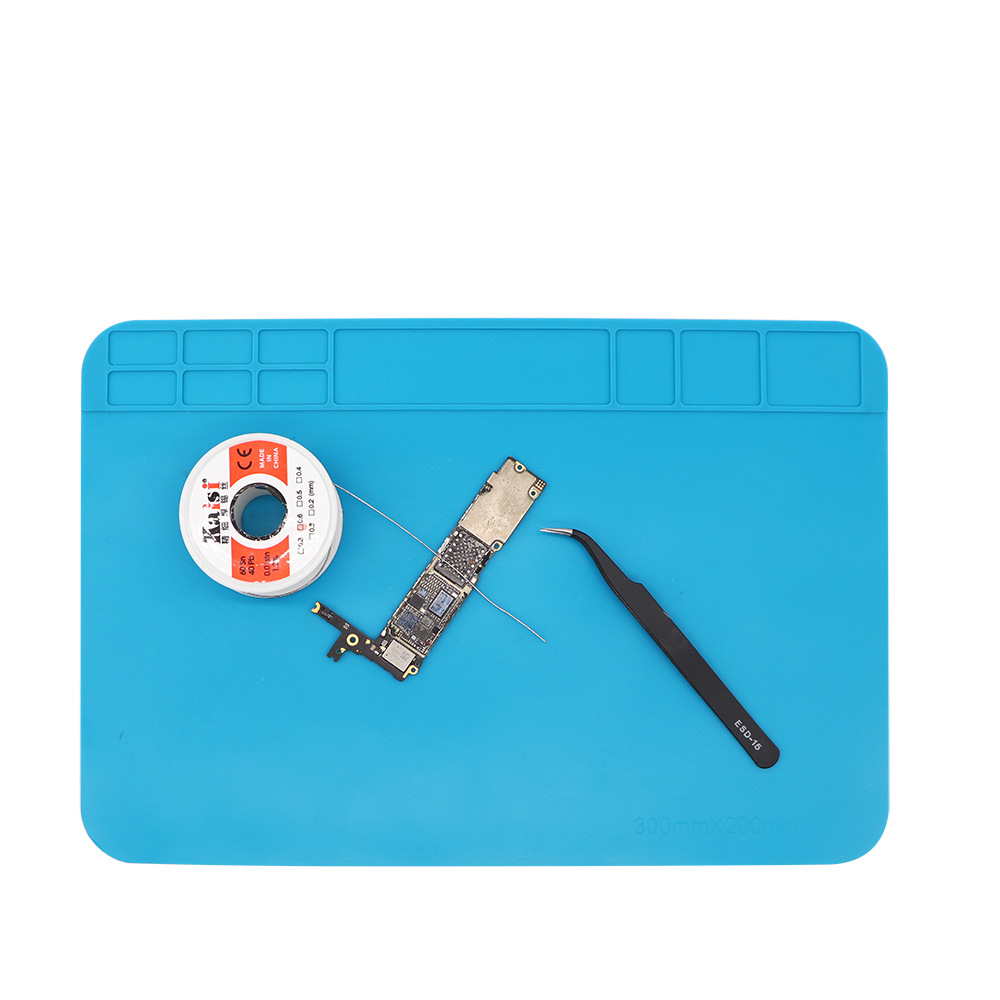 Workbench Repair Heat Proof Mat Silicone High Temperature Resistant Table Mat Electric Soldering Iron Repair Tool Pad Workbench Repair Heat Proof Mat Silicone High Temperature Resistant Table Mat Electric Soldering Iron Repair Tool Pad