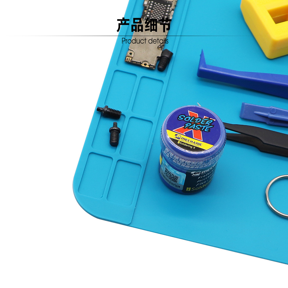 Workbench Repair Heat Proof Mat Silicone High Temperature Resistant Table Mat Electric Soldering Iron Repair Tool Pad Workbench Repair Heat Proof Mat Silicone High Temperature Resistant Table Mat Electric Soldering Iron Repair Tool Pad