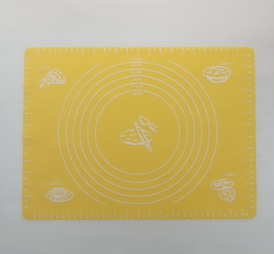 Bollah knepad with graduated Silicone cutting board non-slip baking tool high temperature resistant oven pad