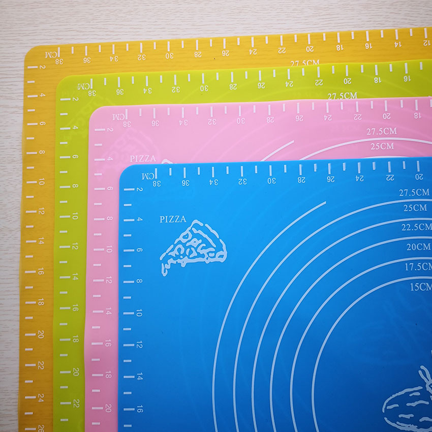 Bollah knepad with graduated Silicone cutting board non-slip baking tool high temperature resistant oven pad Bollah knepad with graduated Silicone cutting board non-slip baking tool high temperature resistant oven pad