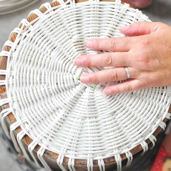 Handmade hamper plastic laundry baskets of dirty clothes classification storage baskets 1 large 1 large Two Piece Set