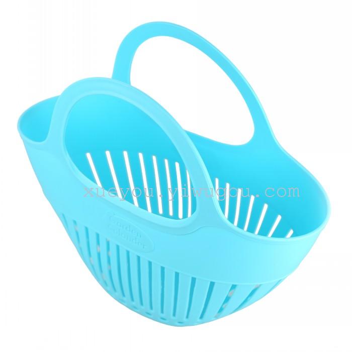 Hollow plastic shopping basket fruit baskets popular bath baskets storage baskets
