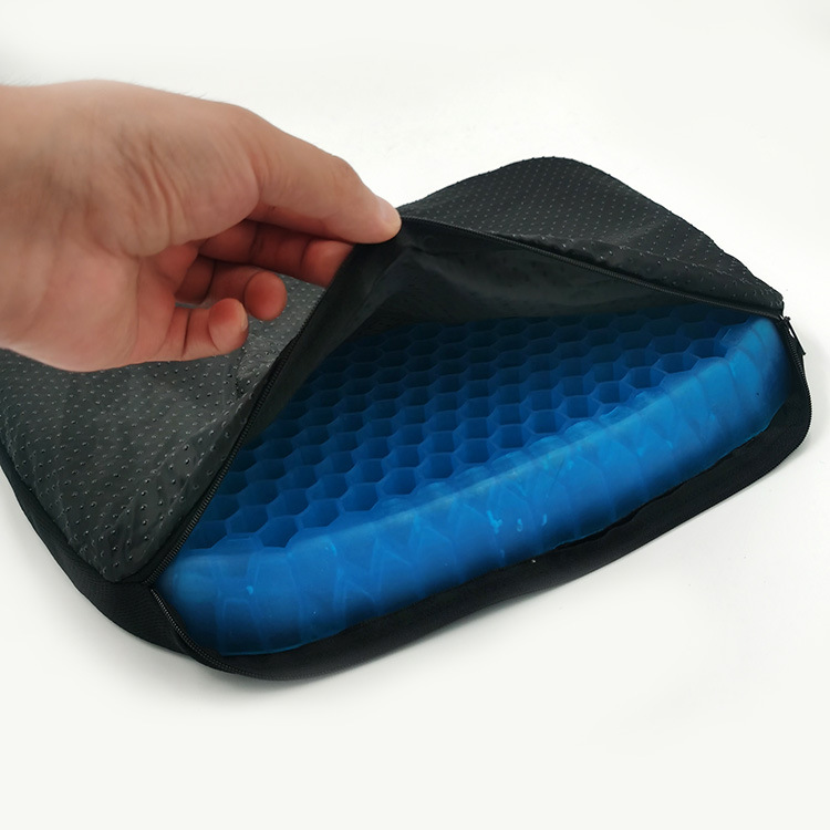 Multifunctional Silicone Egg Cushion Honeycomb Gel Car Seat Cushion Breathable Cool Soft Cushion Office Cool Pad