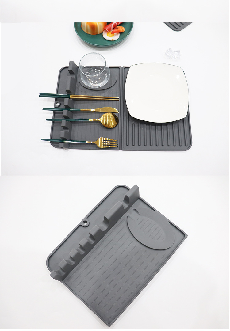 Factory Recommended Spot Silicone Draining Pad Silicone Draining Pad Silicone Draining Pad Creative New Kitchen Tools