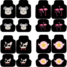 Car Foot Mat Universal Easy to Clean Single Piece Cute Cartoon Carpet Suede Environmentally Friendly Odorless Car Floor Mat Car Foot Mat Universal Easy to Clean Single Piece Cute Cartoon Carpet Suede Environmentally Friendly Odorless Car Floor Mat