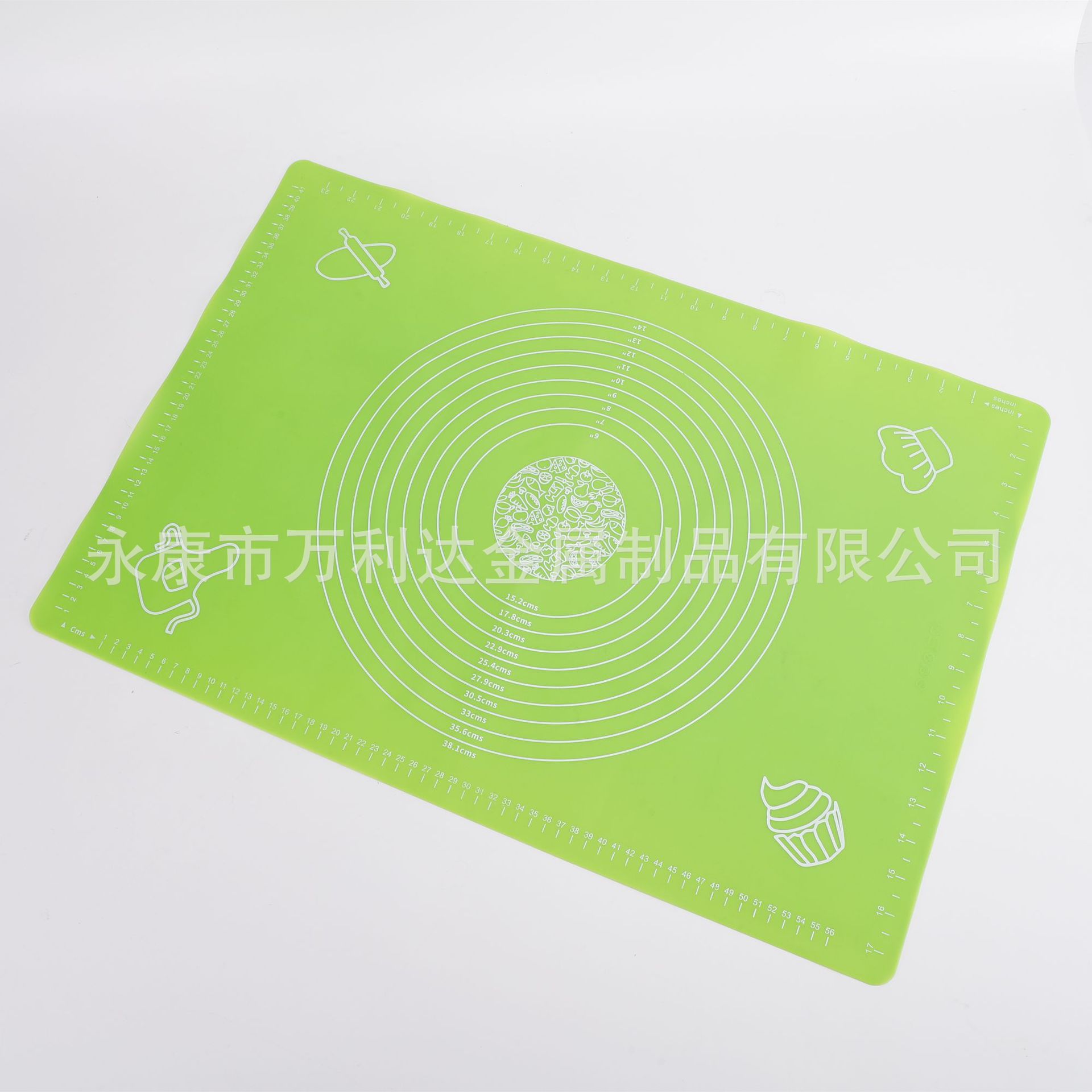 Kitchen Baking Dough Kneading Non-Slip High Temperature Resistant with Scale Dough Rolling Pad Silicone Dough Kneading Stall Direct Supply